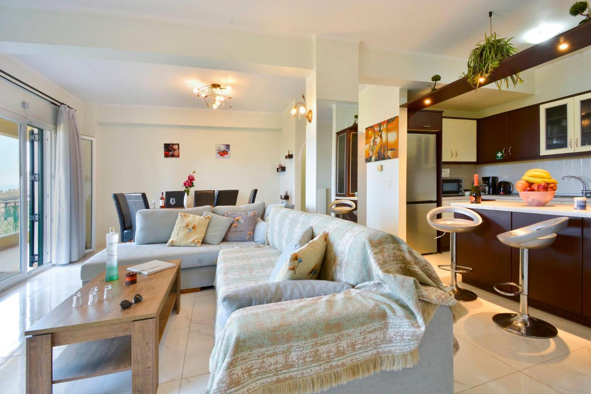 Corfu Seaty Apartment Potamós Dış mekan fotoğraf